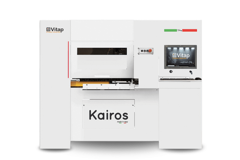 Vitap Kairos CNC drilling machine with onboard routing and drilling units