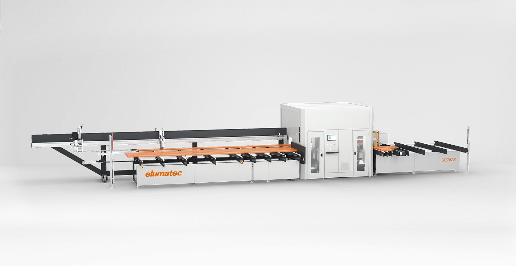 Elumatec SBZ 628 automated CNC profile machining platform
