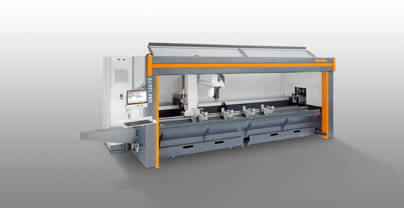 Elumatec SBZ 122 75 five axis CNC profile machining centre