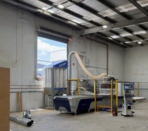 Tuckwell CNC Machine in Cabinet Makers warehouse