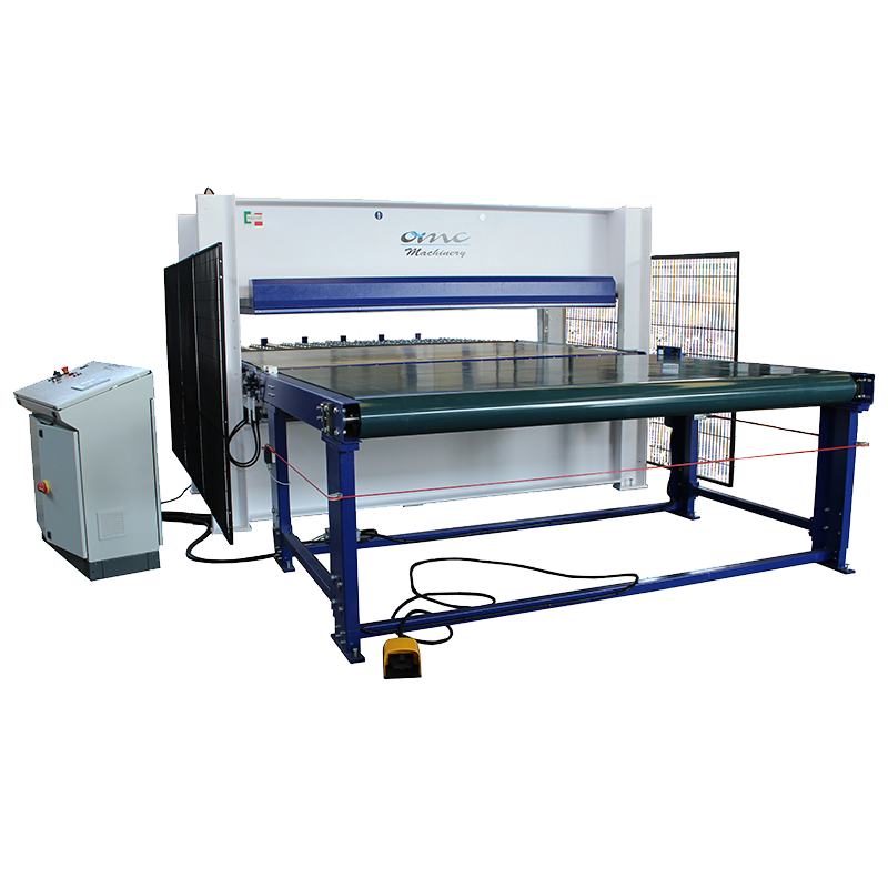 OMC panel hot press for veneer and laminate application