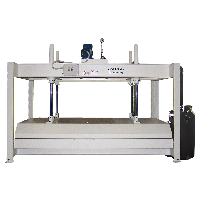 OMC hot press machine for woodworking panels