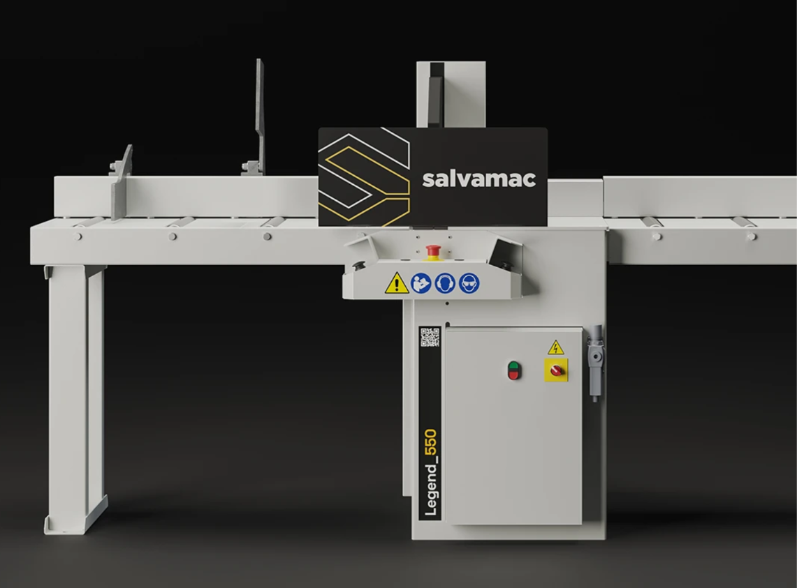Salvamac Legend 550 docking saw for medium-large timber sections up to 150 mm thick